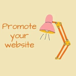 promote your brand new website